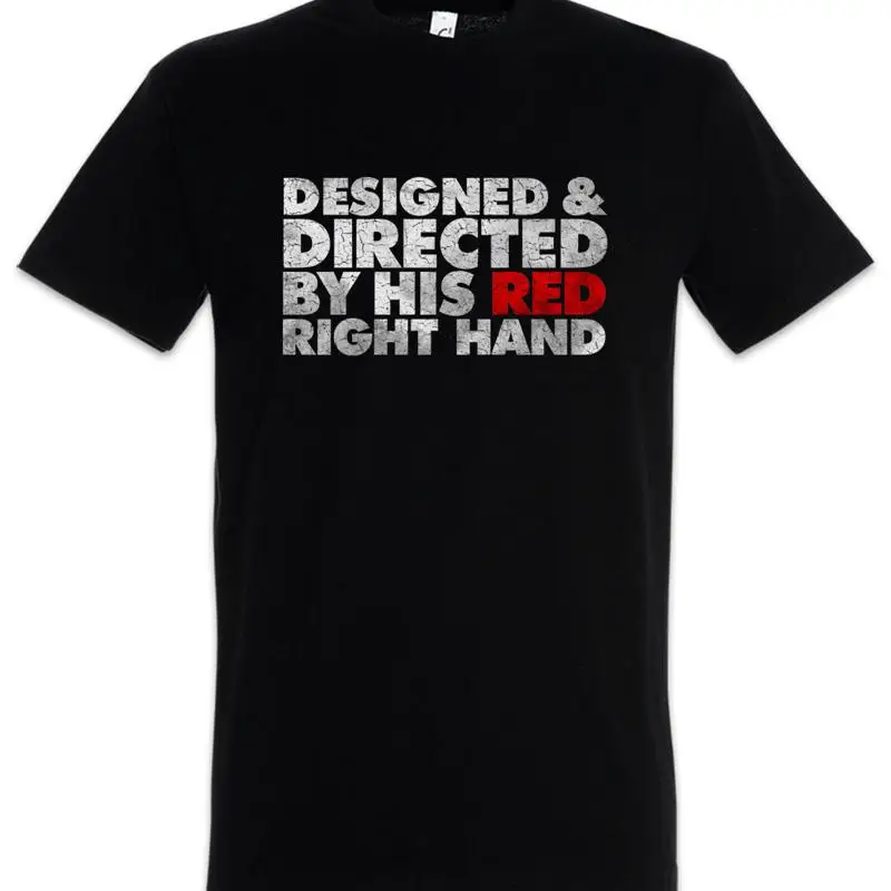 Designed Directed By His Red Right Hand T Shirt Peaky Shelby Blinders Fun