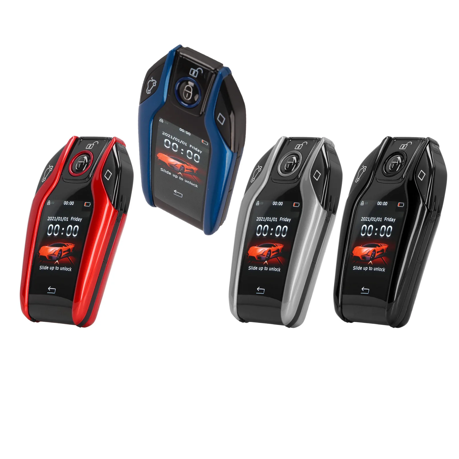 Chiave LCD Intelligente TK800+ Per Auto Con Start/Stop – Touch Screen 2", Alluminio, Entry-free, Anti-smarrimento