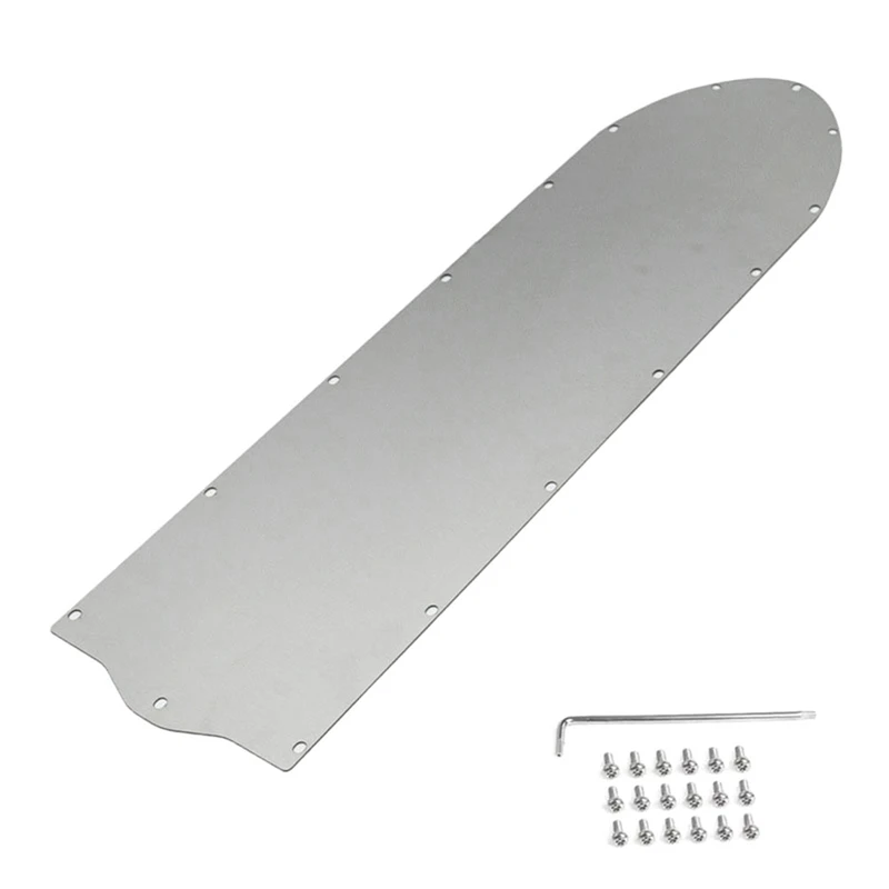 For Ninebot Max G2 Stainless Battery Bottom Cover Electric Scooter Chassis Shield Protection Cover Repair Parts Silver