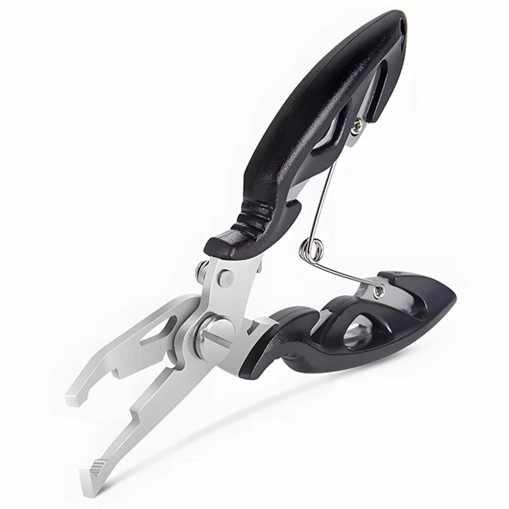 Multifunctional Curved Mouth Road Sub Pliers Cutting Lines Uncoupling Fish Hooks Opening Coils Outdoor Fishing Tools Plier