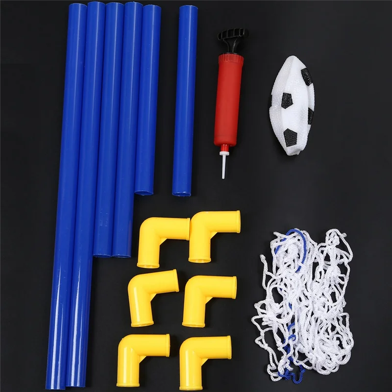 

B06C-4X Indoor Mini Folding Football Soccer Ball Goal Post Net Set+Pump Kids Sport Outdoor Home Game Toy Child Gift