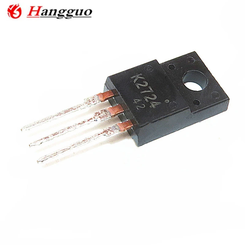 5pcs/lot K2724 Chip Use for Excavator ECU 2SK2724 Automotive Computer Board Field Effect Transistor 60V 35A TO220F