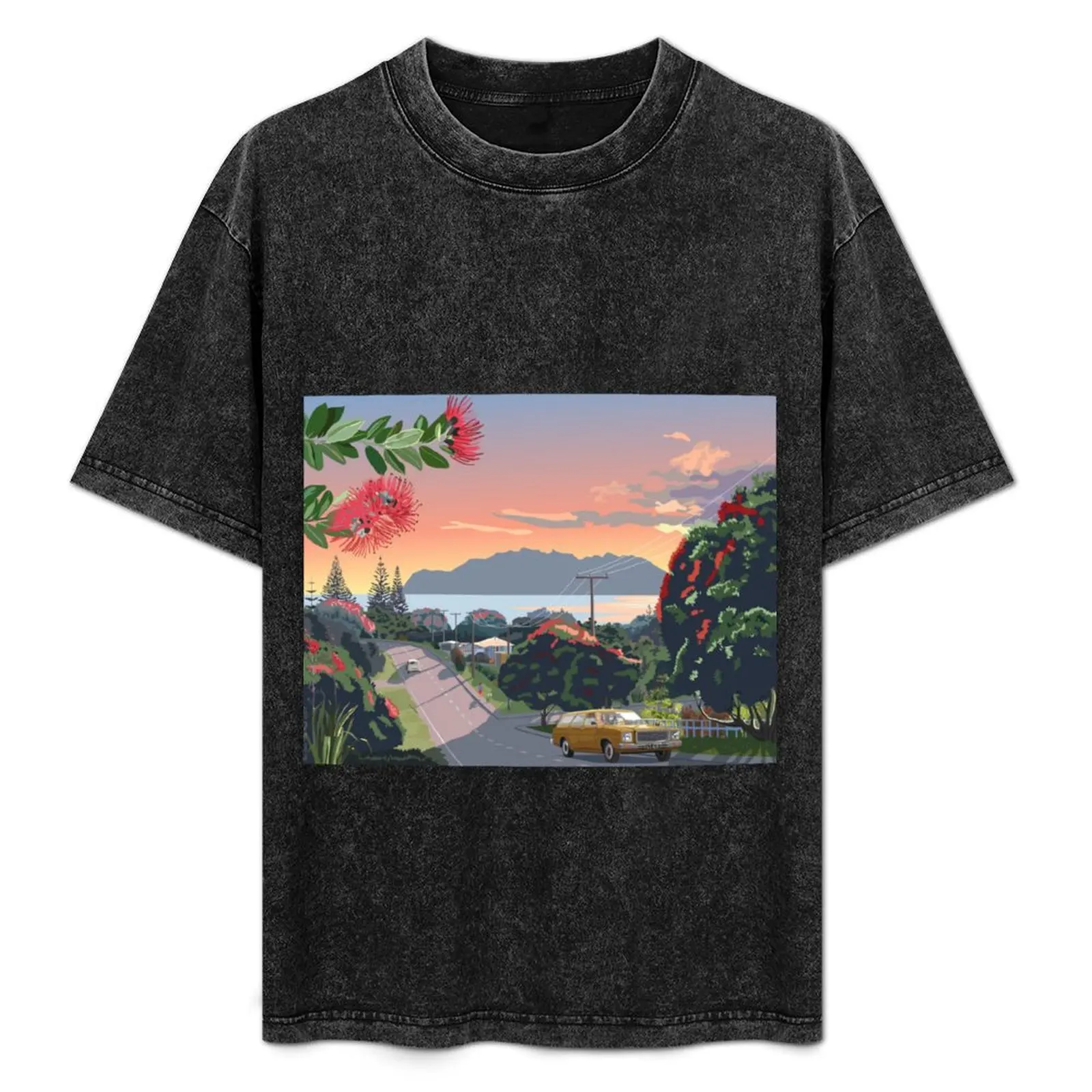 Great Barrier Island - Road to Leigh T-Shirt animal prinfor boys plus size tops funny t shirts men