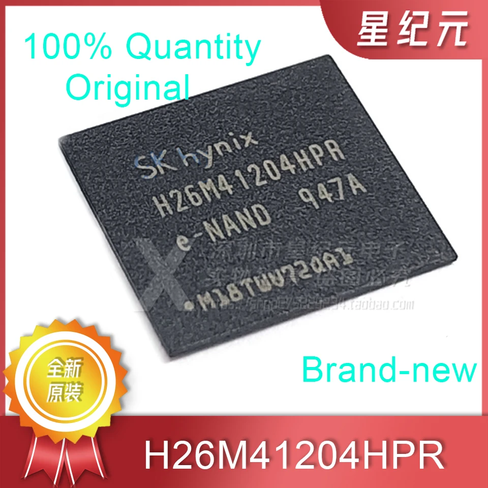 

[IN STOCK]1 Piece H26M41204HPR Package BGA153 Brand-new Original Font EMMC Version 5.1 8GB Flash Memory Chip