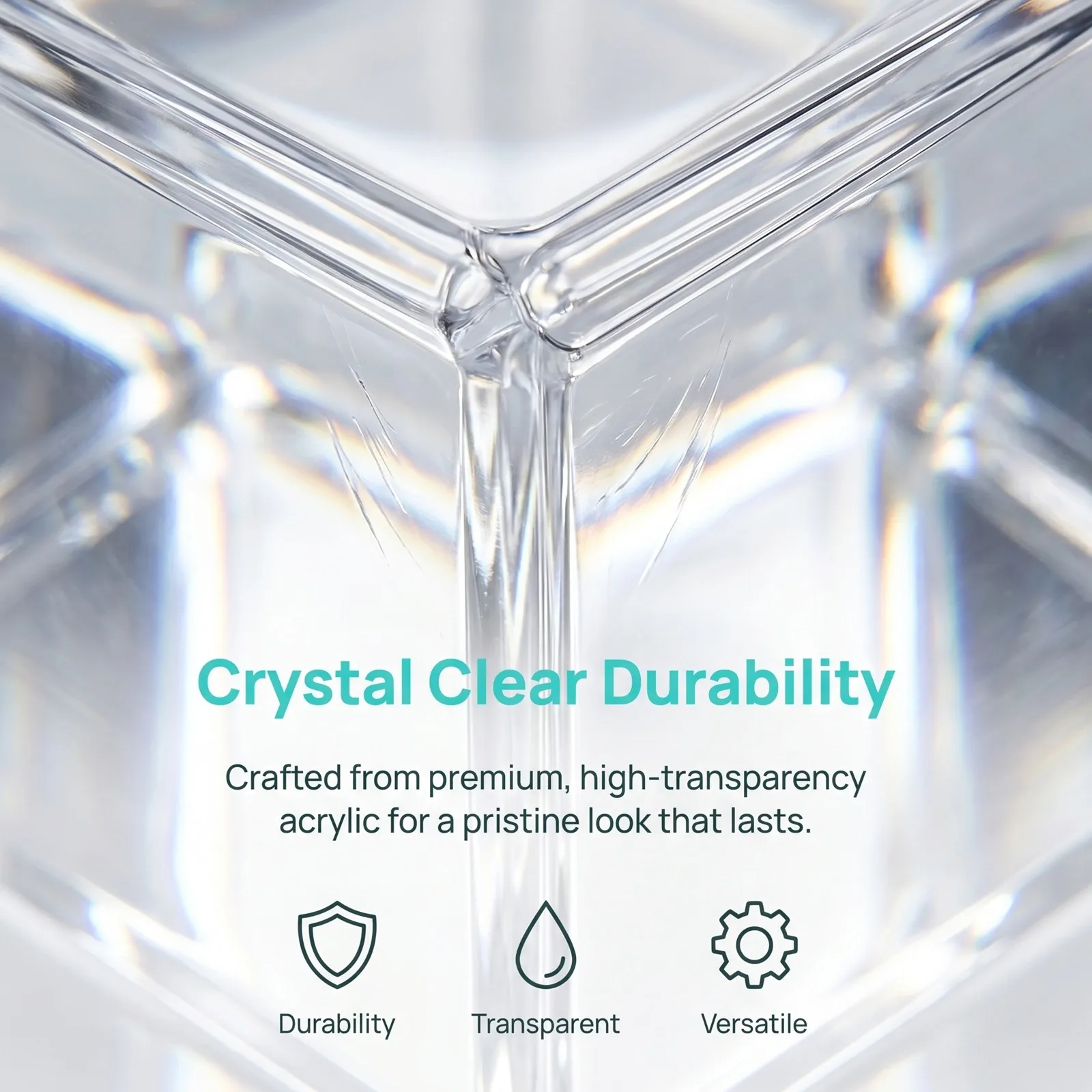 Clear Acrylic Pen Holder Wall Mounted Double Layer Pencil Cup Dry Erase Marker Organizer Floating Shelf Makeup Brush Display Bin