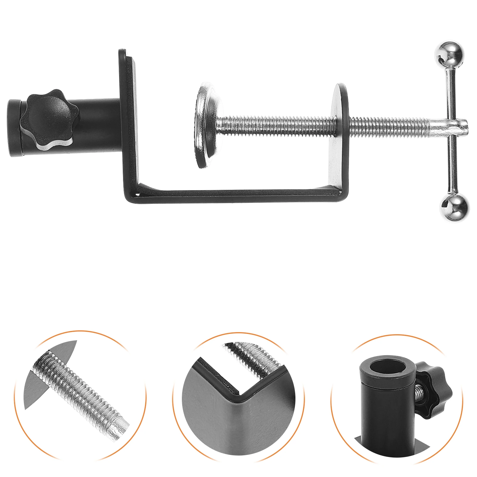 

Adjustable 4Cm Heavy Duty Table Mount Clamp Durable C-Shape Retaining Clip For Desk Lamp Mic Home Supplies Stable Bracket Holder