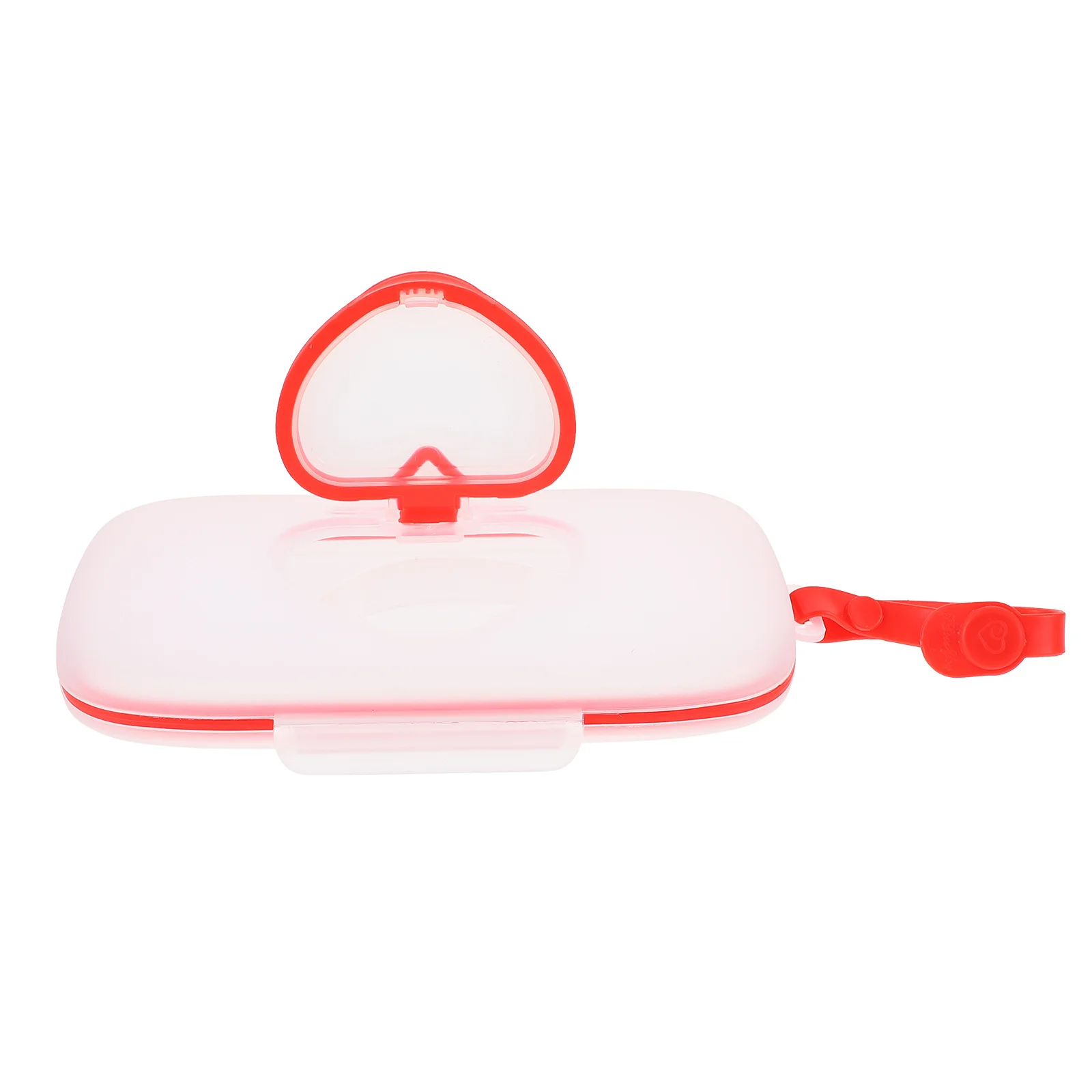 Scatola portatile per salviette per bambini Materiale sicuro in PP Blocco dell'umidità Silicone Aperto a mano Appeso Passeggino Culla Viaggio Uso esterno Bagnato