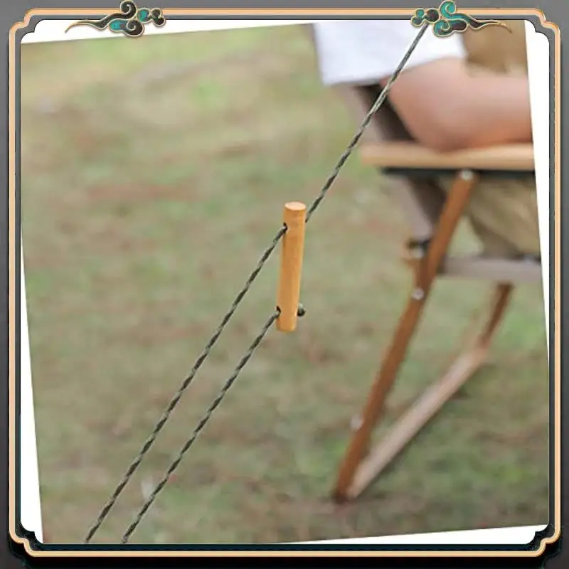 

Premium Camping Rope Buckle Rope Tensioner Buckle Picnic Accessories Rope Fastener Outdoor Wooden Tent Drawstring Rope Fastener