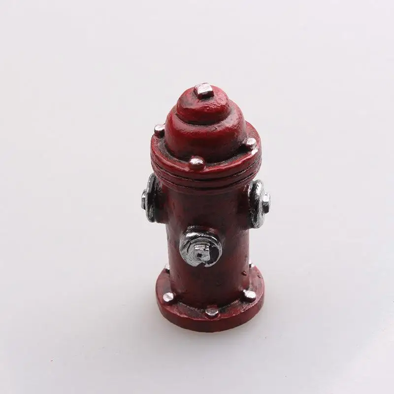 ⑧ Mini Resin Figure Mental Psychological Sand Table Game Box Court Therapy Fire Hydrant Decorative Home Ornaments