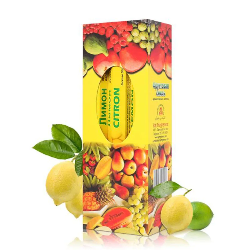 Big Box Fruit Flavor Series Stick Incense India Imported Aroma Incense Fragrance Stick for Indoor Smell Supply