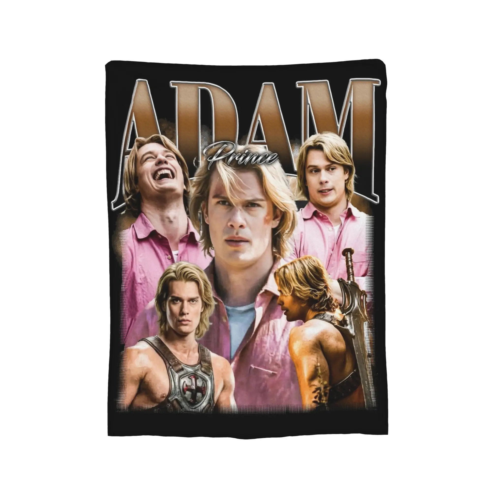 Nicholas Galitzine as Adam Prince Vintage 90s Blanket Flannel Print  Breathable Super Soft Throw Blanket for Bed Office Quilt