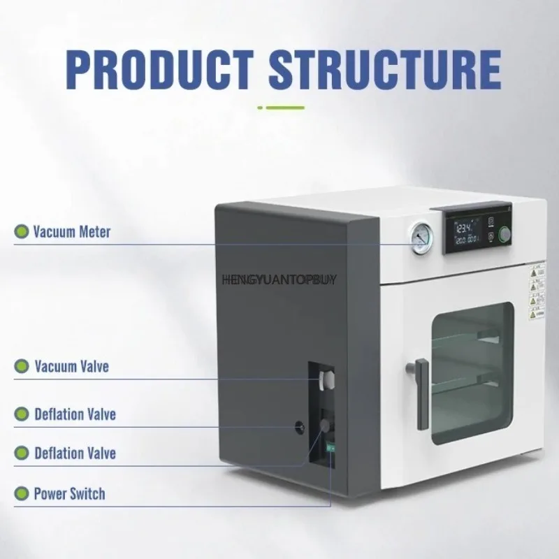 LACHOI desktop laboratory industrial vacuum drying oven heat pump drying oven China vacuum drying oven