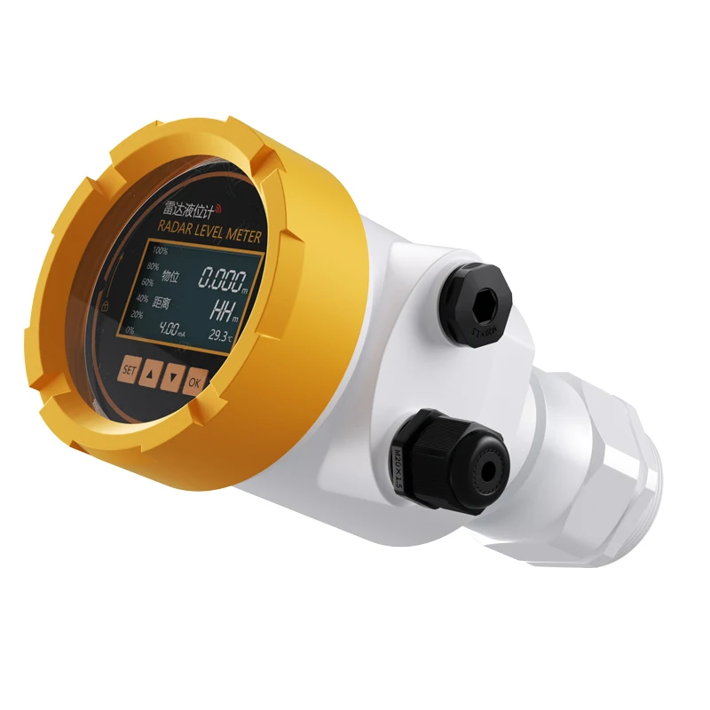 Radar Level Transmitter 4-20mA RS485 DC24V Water Level Sensor 0-5m 0-10m 0-20m 60GHZ Radar level Meter