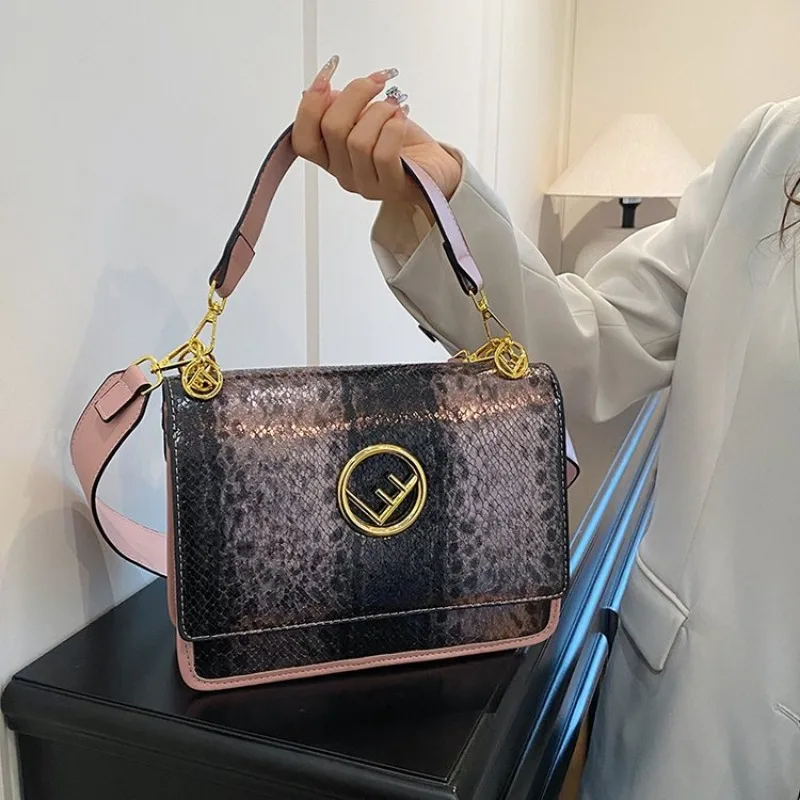 Popular High-End Diaper Bag, Retro Leather Square Satchel, Elegant Casual Tote For Party Daily Women Use