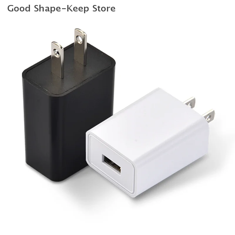 1 قطعة محول الولايات المتحدة 5 فولت 2A شحن سريع UL التوصيل واحد USB ميناء الهاتف شحن الجدار شاحن السفر في الولايات المتحدة الأمريكية اليابان تايلاند كندا كولومبيا