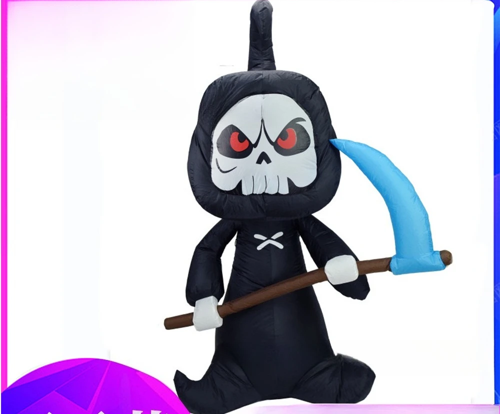 

Death sickle air model Halloween air model outdoor ornament scary atmosphere modeling luminous ornament