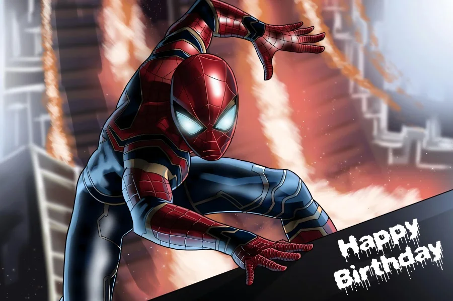 Tema de Spiderman, decoraciones para fiesta de cumpleaños de bebés, fondos de fotografía de vinilo, fondo de fiesta para estudio fotográfico