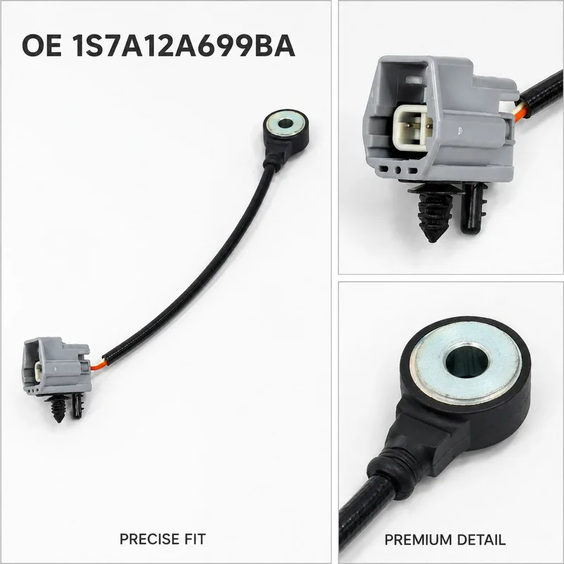1S7A12A699BA Engine Knock Detonation Sensor for Ford Mondeo Mk3 2000-2007 Focus C-Max