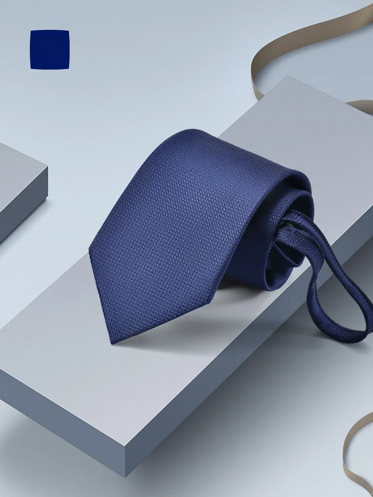 blue-tie-free-groomsmen-men's-new-wedding-business-formal-accessories-gift-boxed-hla-sea-home-family-business-style-tie