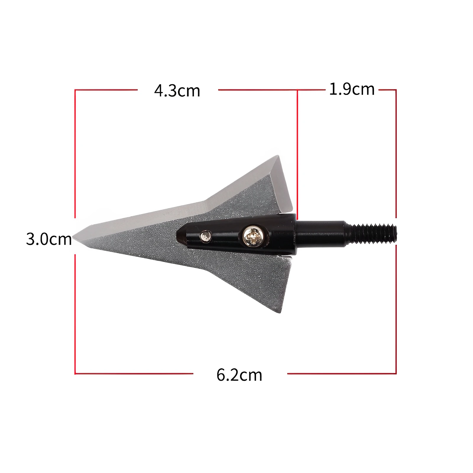 6/12/24pcs 2 Blades Broadhead Stainless Steel Blades Carbon Arrow Bolts Hunting ArrowHeads Archery Bow Outdoor Sport Shooting