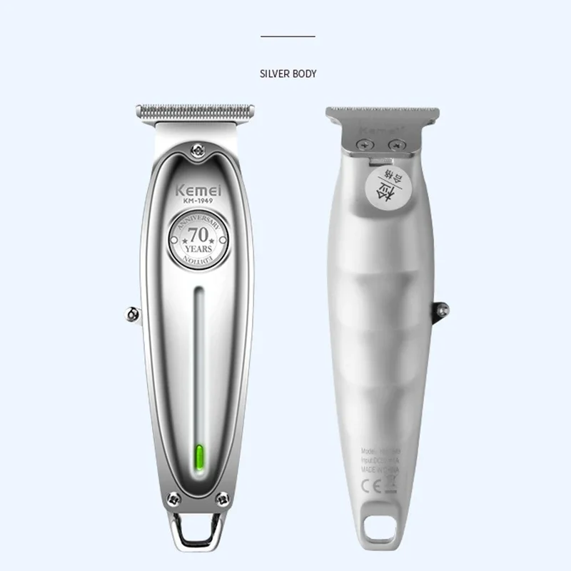 All-metal Hair Trimmer Clipper for Men Rechargeable Edge Haircut Machine