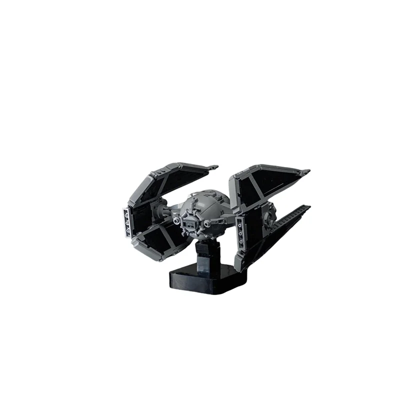 456pcs MOC Star Battle TIE Interceptor Model Building Blocks Festival Gifts Architecture Toys DIY Idea Creative Education