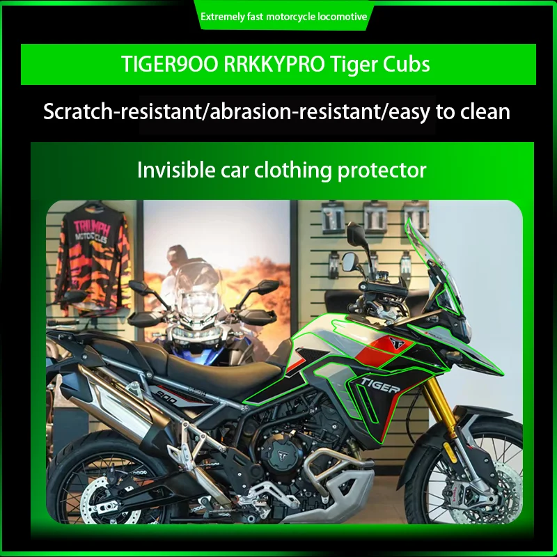 Applicable to 24 types of Triumph TIGER900 invisible car clothing, scratch-resistant, waterproof and wear-resistant body protect