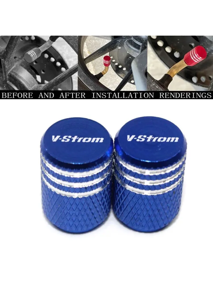 Bouchons de tige de Valve de pneu de roue, couvercles hermétiques pour moto SUZUKI DL250 DL650 v-strom DL1000 DL 650/XT 1000/XT, accessoire CNC