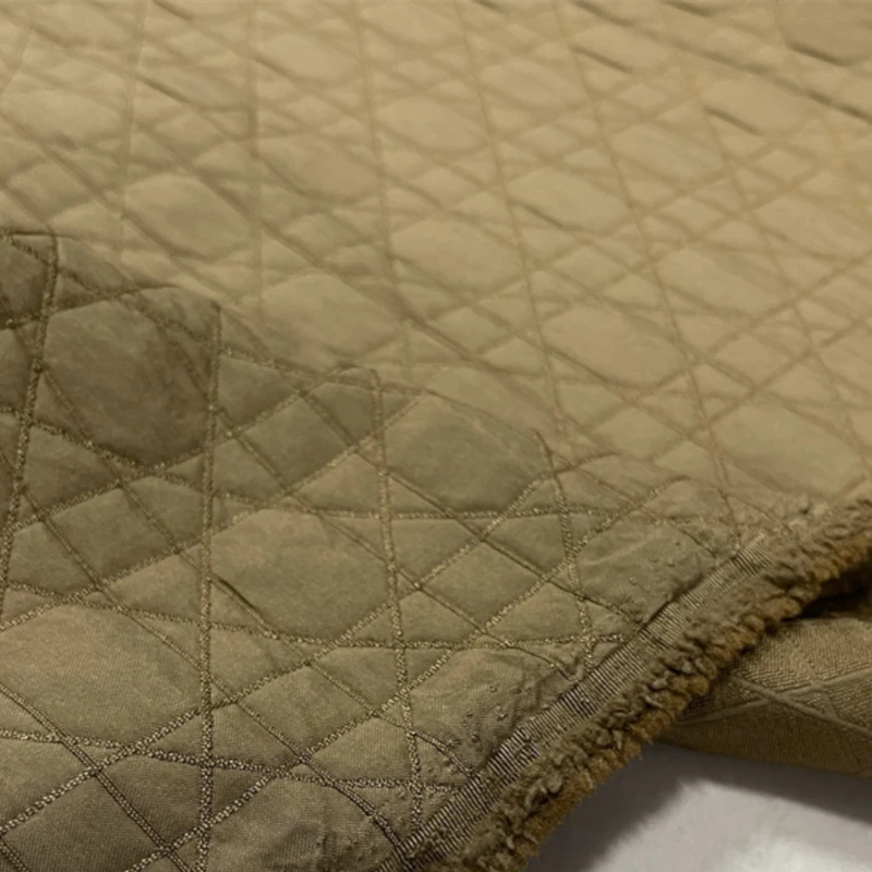 Tissu fin en relief matelassé pour bricolage, conception de gril au mètre, imbibé d'acide acétique, anti-léges, vente en gros