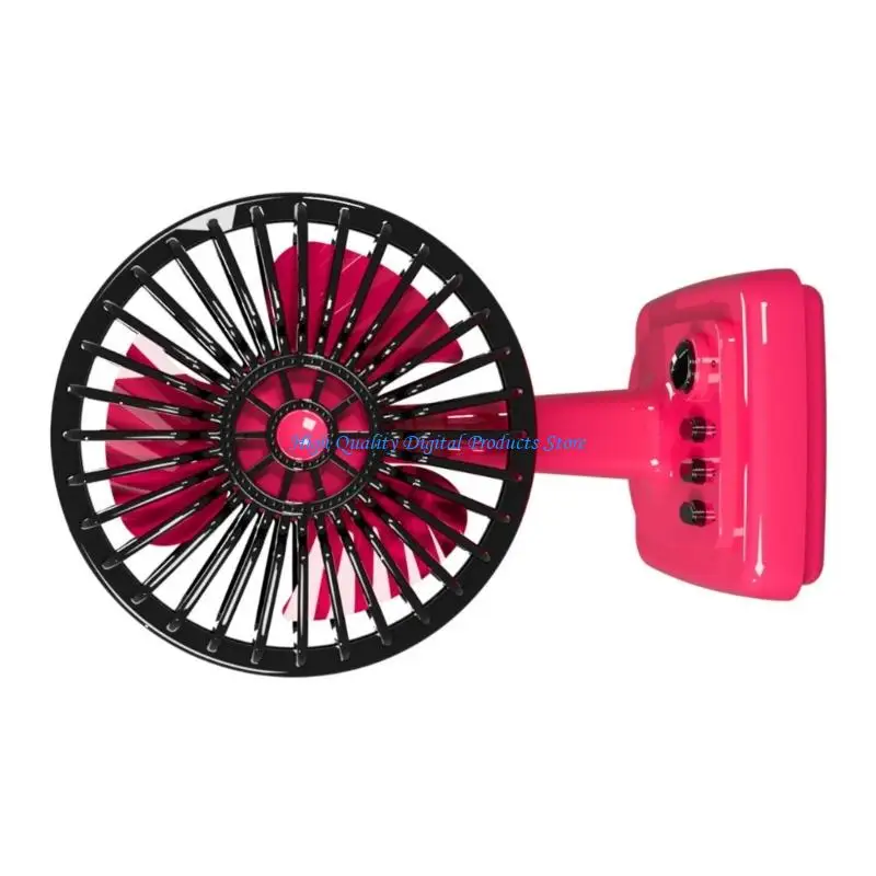 U2JE миниатюрный металлический настольный вентилятор ретро -дизайн