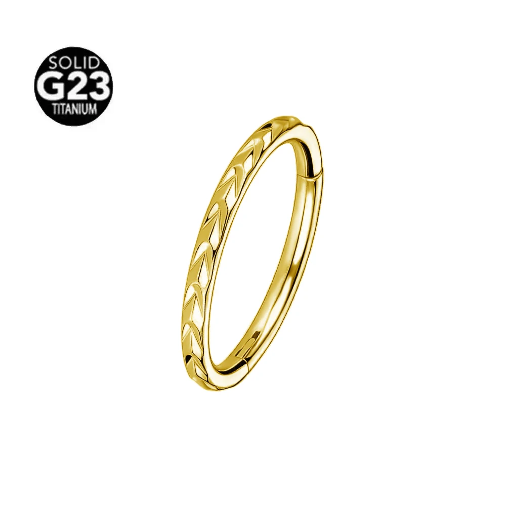 G23 Titanium Moon Septum Nose Ring