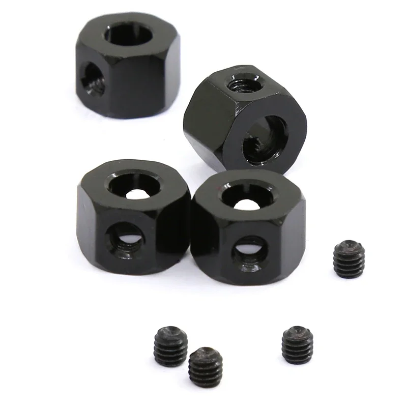 Adaptador hexagonal de cubo de rueda combinador de Metal GGRC, 5mm a 12mm para coche RC WPL D12 B14 B16 B24 B36 C14 C24 MN D90 D91