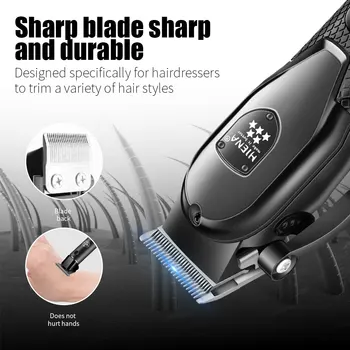 Hiena Hair Clipper Kit for Men Electric Shaver Hair Trimmer Professional Cutting Machine Hair Trimmer with LCD Digital Display 3