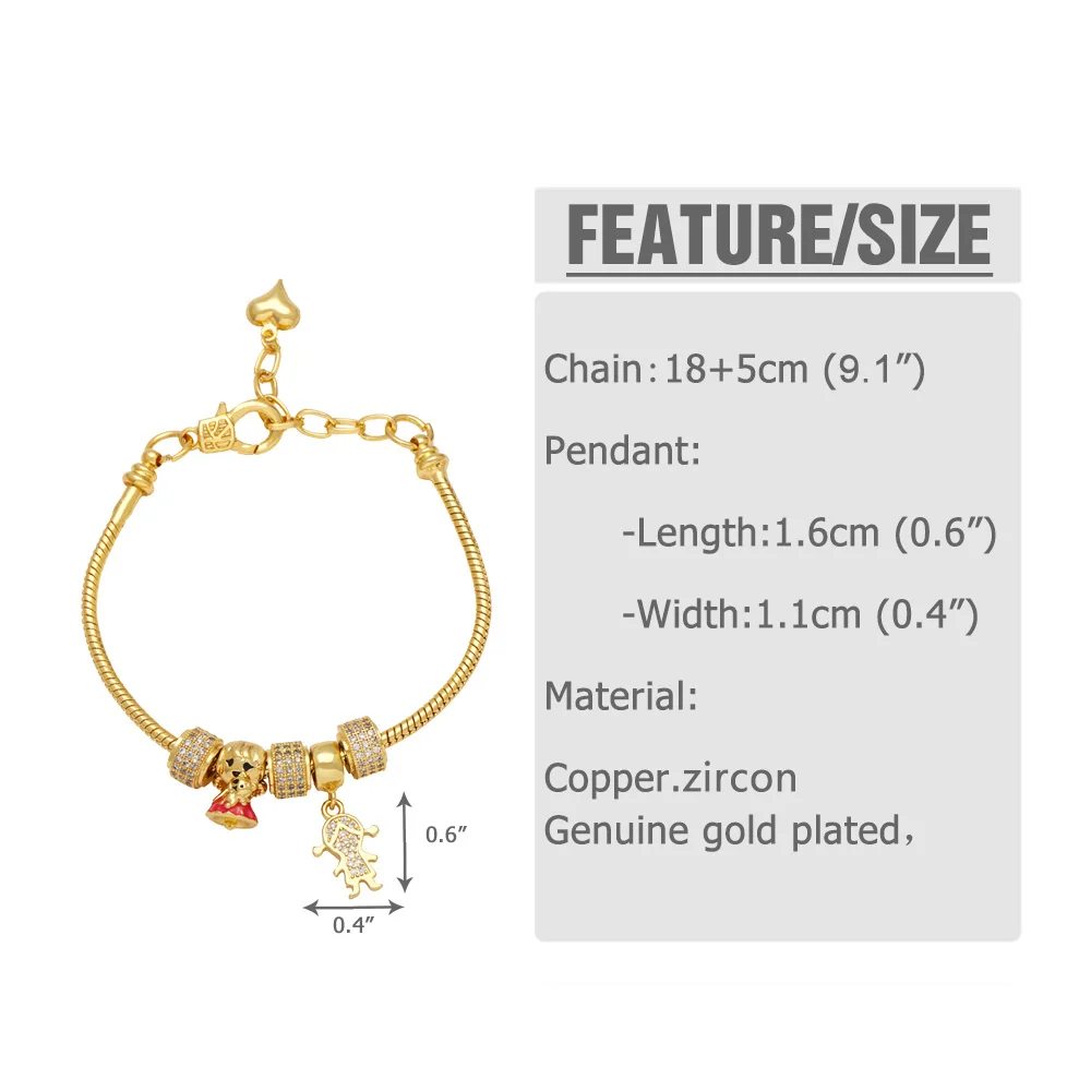 Clearance / Gold Plated Snake Chain MAMA Bracelets for Women CZ Crystal Statement Bracelets Dainty Jewelry Gifts brte59