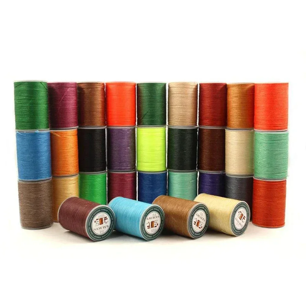 1mm 150D Leather Waxed Thread Cord For DIY Handicraft Tool Hand Stitching Thread 70 Meters Flat Waxed Sewing Line