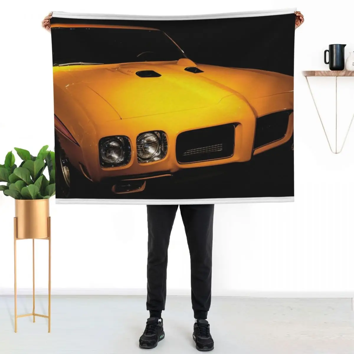

1970 GTO Throw Blanket Lightweight Warm Blanket for Indoor Outdoor Use