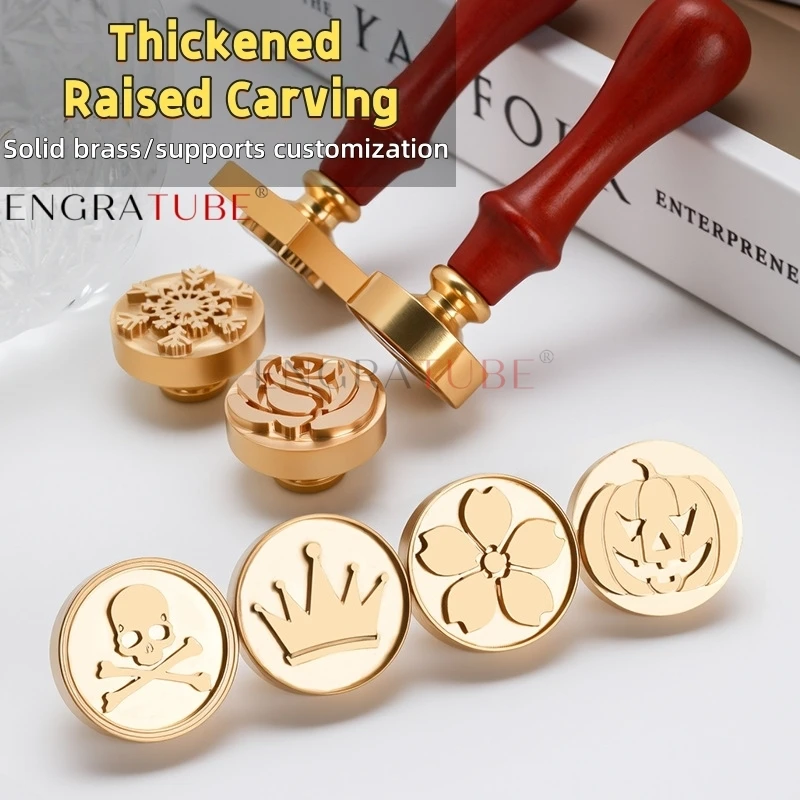 

30mm Personalized Pottery Stamp Clay Custom Pottery Stamp Letter Stamp Leather Soap Mold Ice Cube With Your Logo Wooden Handle