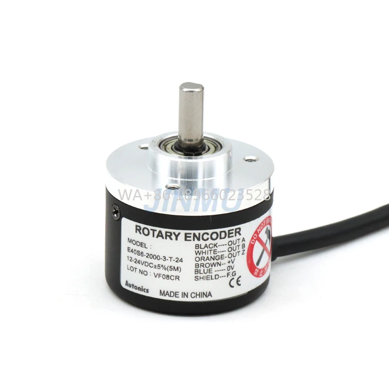 

New Original E40S6-2000-3-T-24 Incremental Rotary Encoder Push-pull Output 2000 Pulses