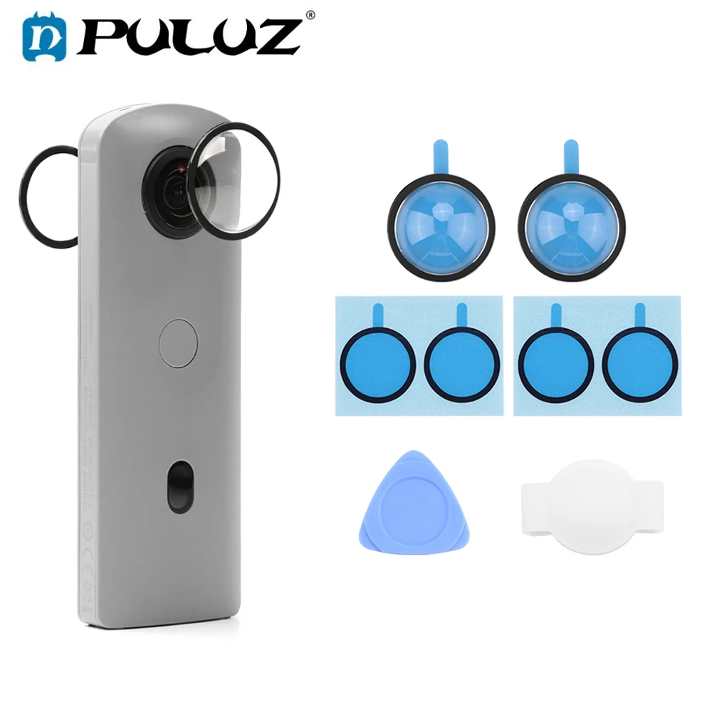 PULUZ Lens Guard Protector For RICOH Theta SC2/S/V Lens Cap Anti-Collision Protection Cover For Ricoh Theta SC2 360 Accessory