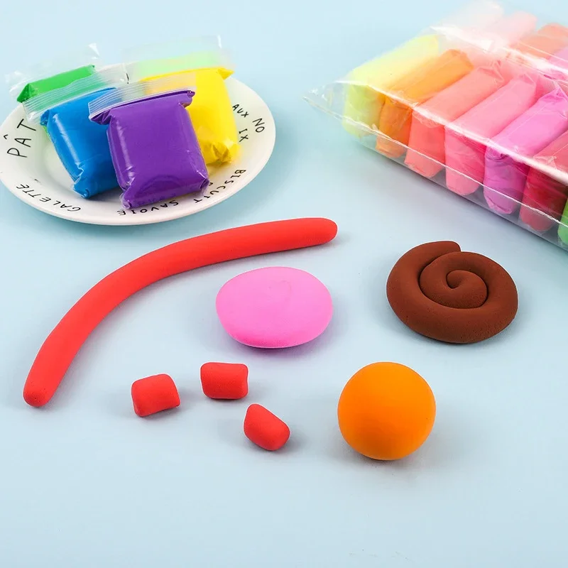 36 Color/Set Light Clay Plasticine Modelling Educational Air Dry Clay Toy Creative DIY Soft Handgum Playdough Toy for Kids Gifts