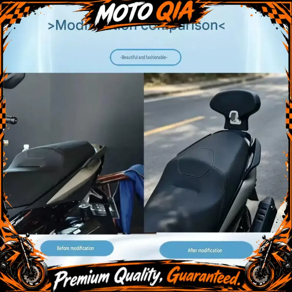 Compatible with ZONTES 125V rear seat backrest, motorcycle modification lumbar support, and tail wing modification accessories.