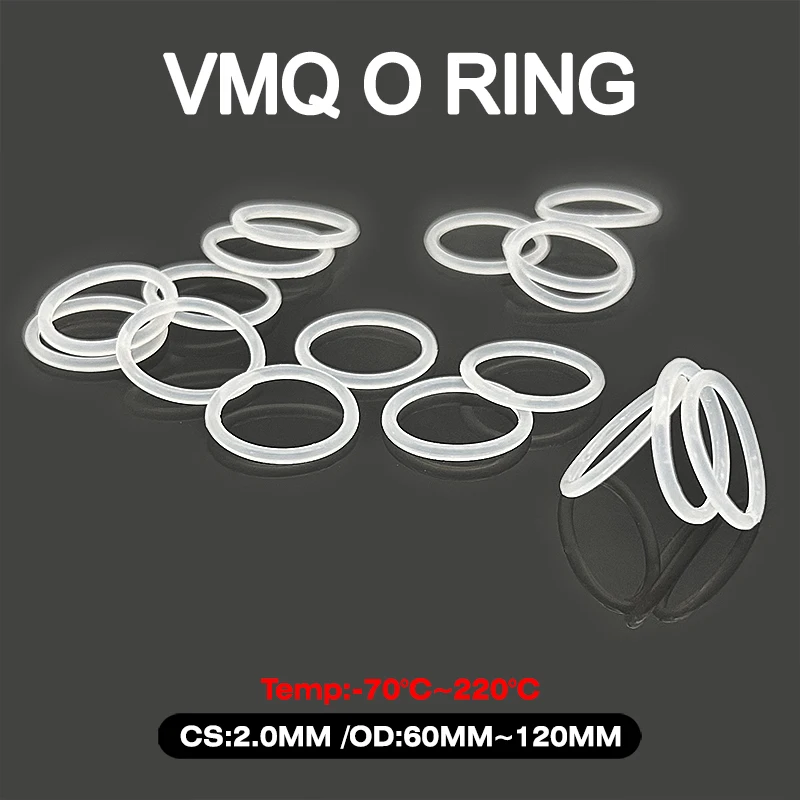 10 Pcs Vmq White Si…