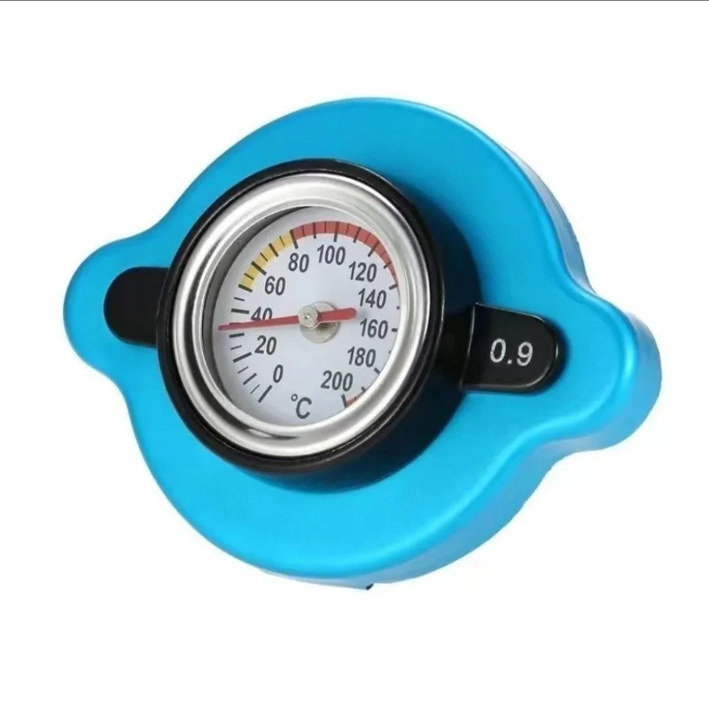 60mm 70mm Diameter Radiator Cap With Built‑in Temperature Gauge 0.9 Bar Pressure Water Tank Cover For Agricultural Tractors