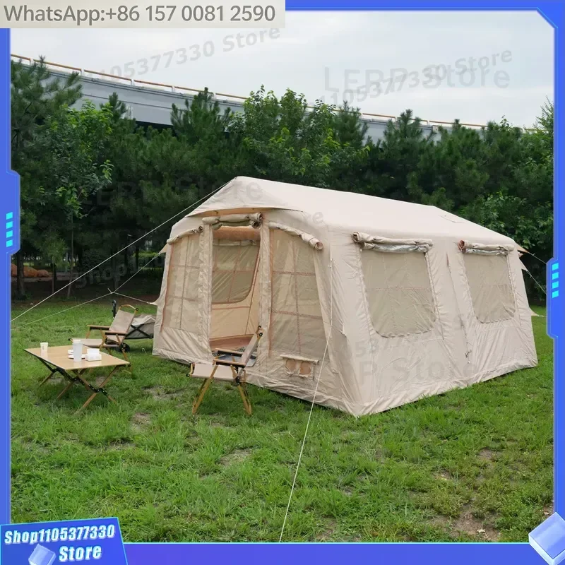 13.68 Glamping Large Inflatable Hot Tents Outdoor Family Camping Tent for Trips