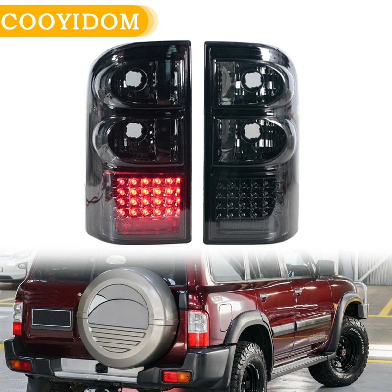 

Светодиодный задний фонарь для Nissan Patrol GU Y61 1997 1998 1999 2000 2001 2002-2004 Задний стоп-сигнал без лампочек