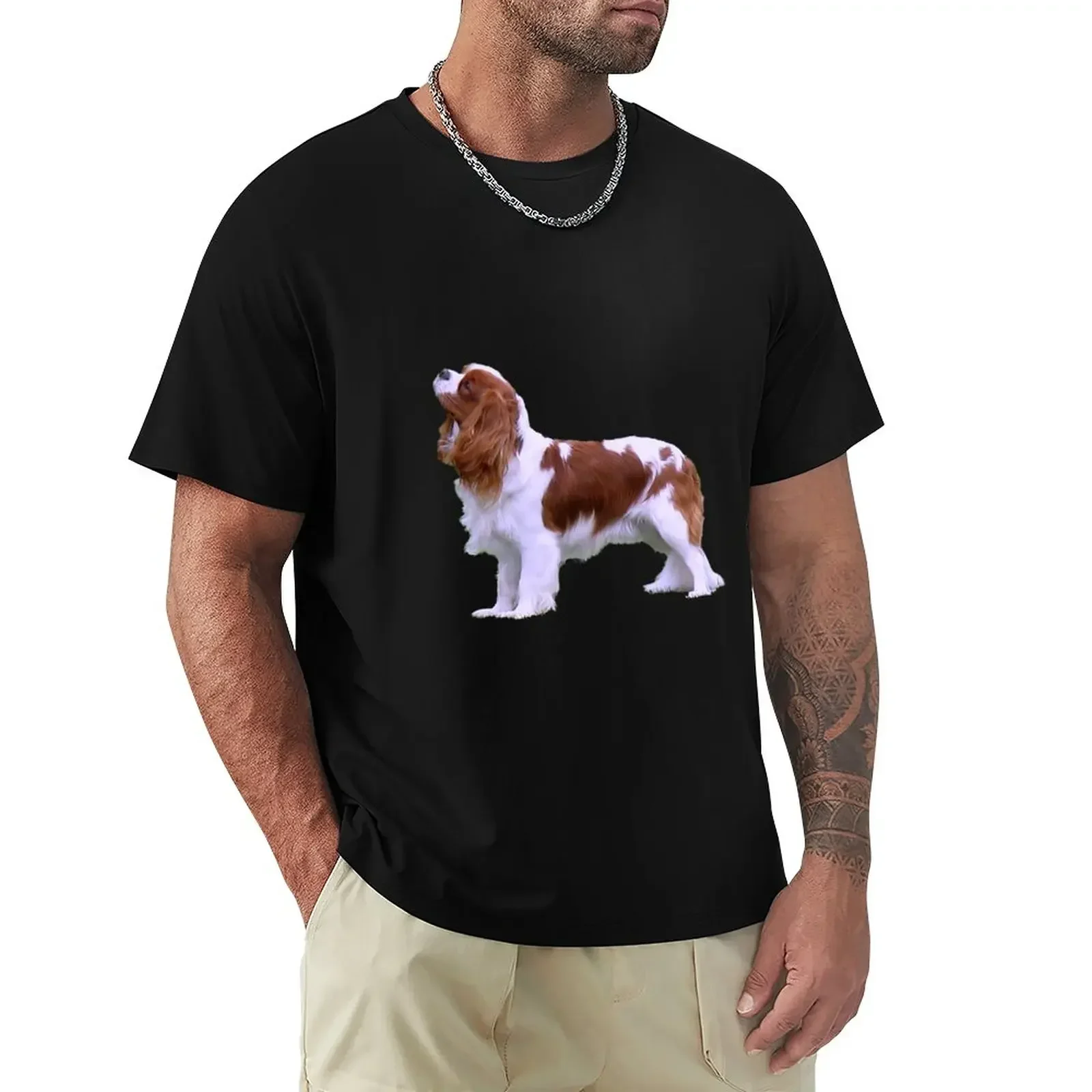 

Blenheim Cavalier King Charles Spaniel T-Shirt plus size tops customs t shirt men sports fans Short sleeve tee anime T-shirt men