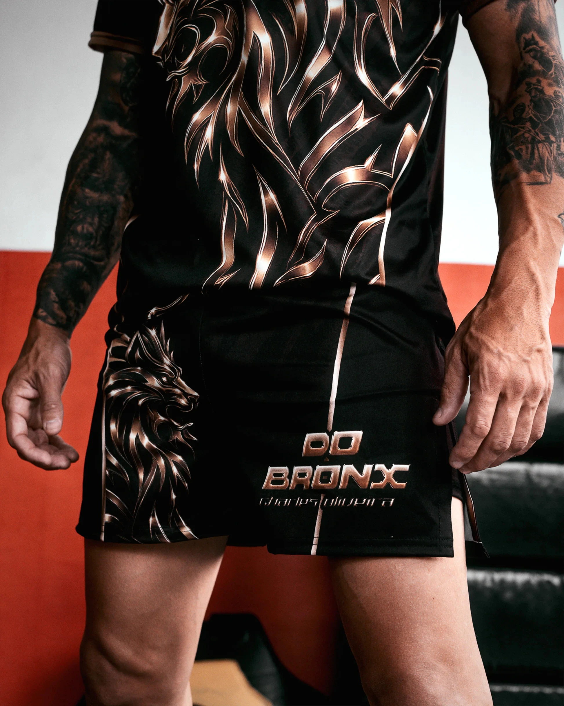 

UFC Charles Predador Boxing Combat Training Shorts Men Fitness Running Casual Shorts Loose Breathable Comfortable Sports Shorts