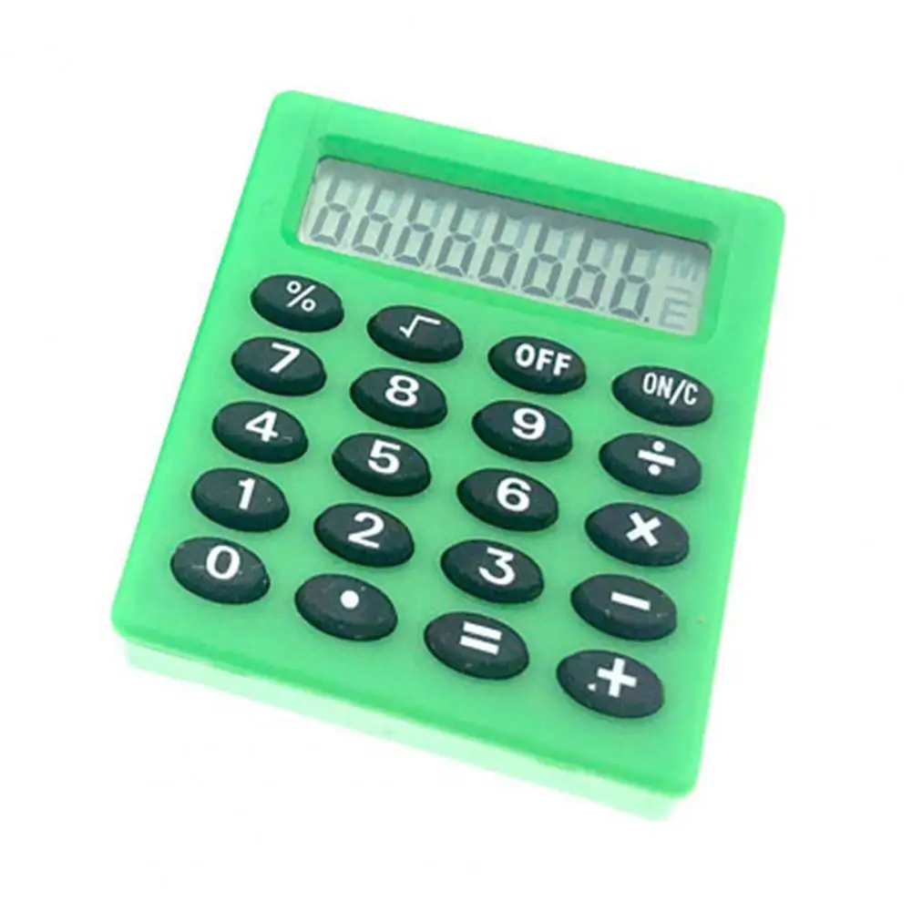 Alta precisão portátil Mini calculadora, alimentado por bateria, 8 dígitos Display, escritório e estudante