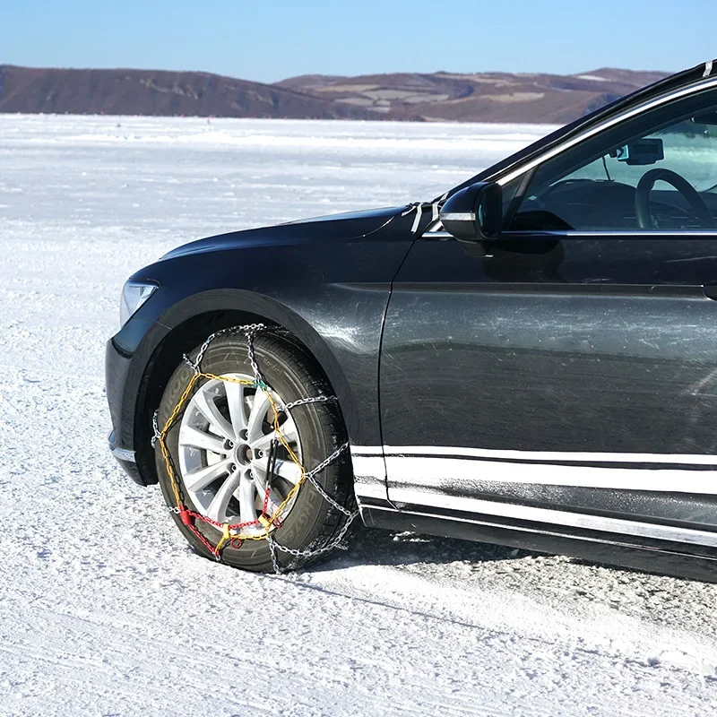 Snow Chains For KN Sedan Alloy Full Coverage Anti-Skid Tire Wear-Resistant Ice Surface Removal