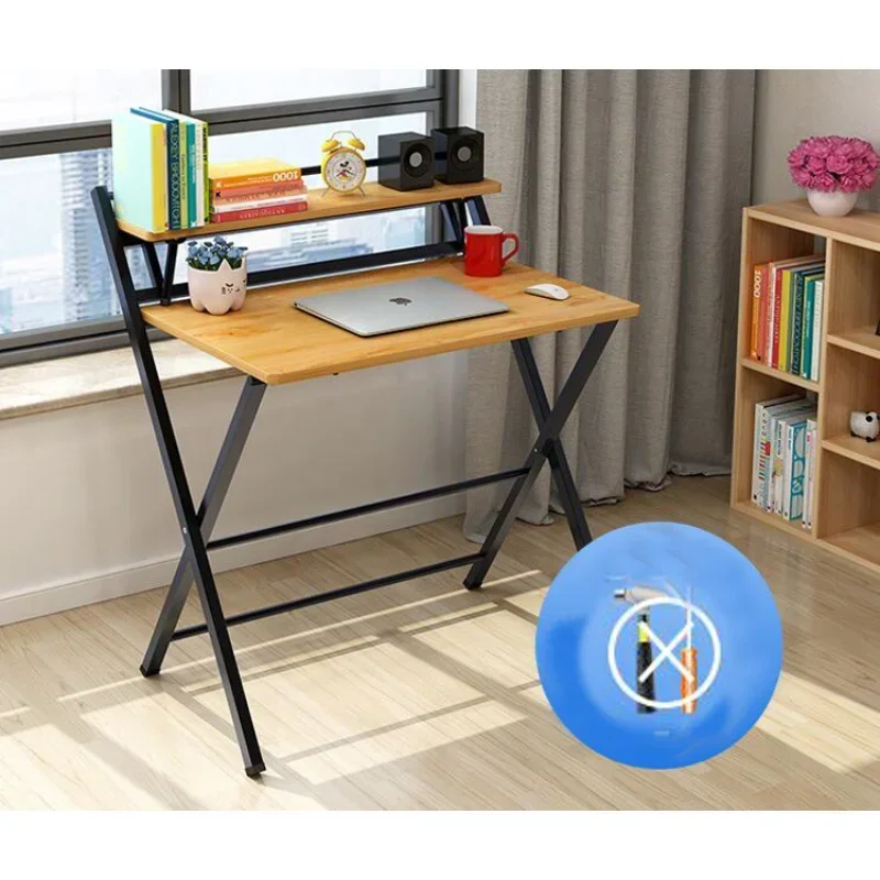 Simple folding table computer desk study table free installation desk laptop computer desk